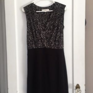 Ann Taylor Loft strapless v-neck dress